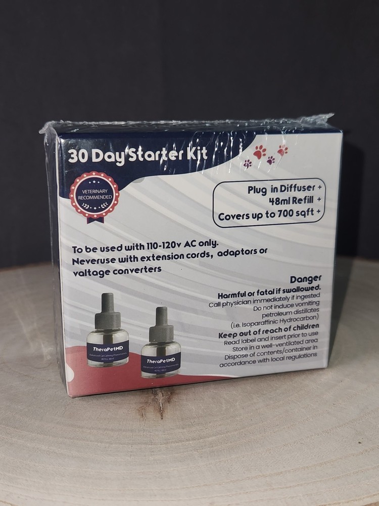 TheraPetMD Advanced Cat Calming Diffuser Kit 60 Day Supply- 2 Refills