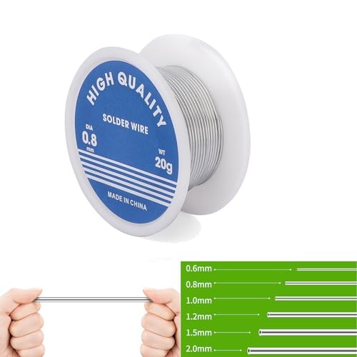 63/37 Tin Rosin Core 20g 0.8mm Solder Wire with Flux for 63 37 20g(0.04lb)