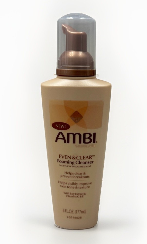 ambi sa even & clear foaming cleanser 6oz