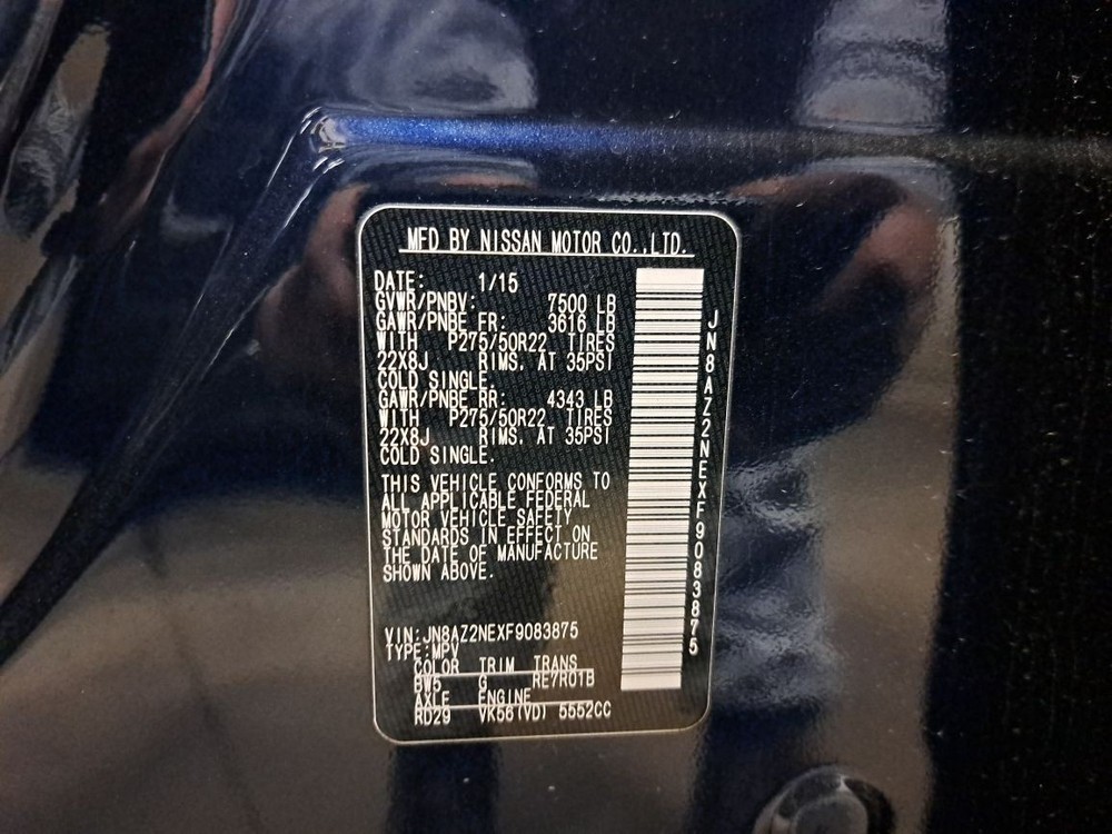 2015 Qx80 Navigation Control Panel Sku#4293938