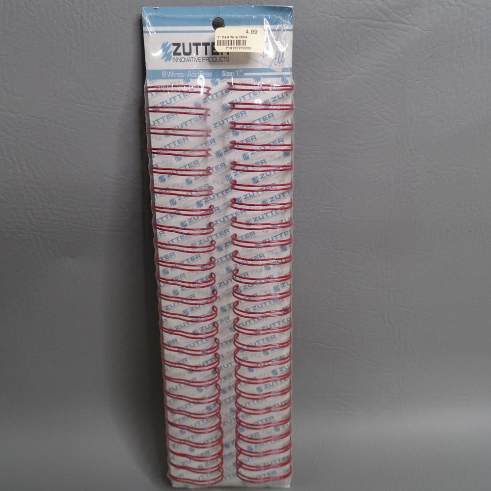 Zutter Bind-it-All Binding Wire Combs Black Silver Red White 1/2" 3/4" 1"