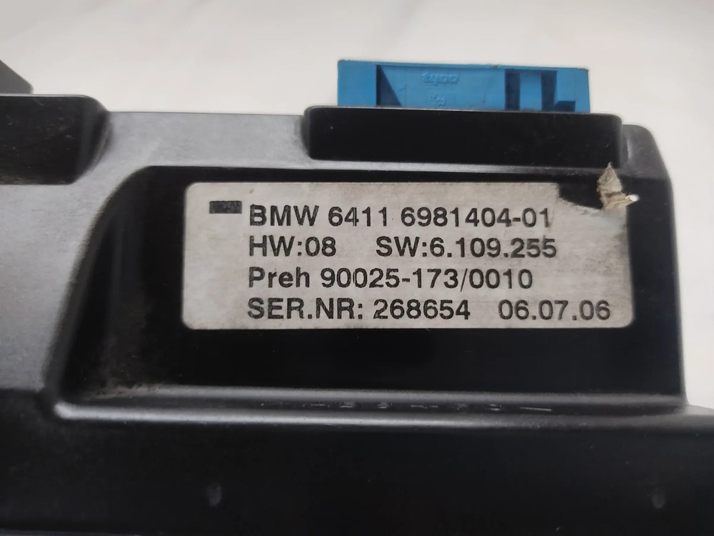 Original BMW E65 E66 Control Panel Automatic Air Conditioning (TITAN SILVER ) 64
