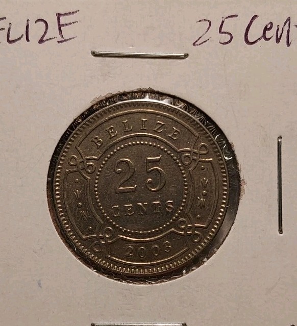 Belize 25 Cents Coin 2003