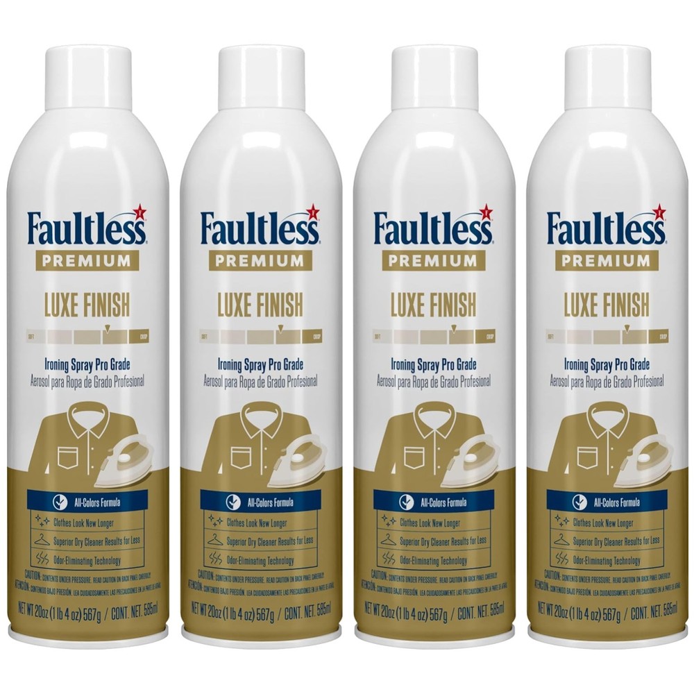 Family-Sized 4 Pack Ironing Spray for Long-lasting Use