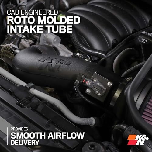 Cold Air Intake System: High-Flow Air Filter, Increase Performance Roto Molded