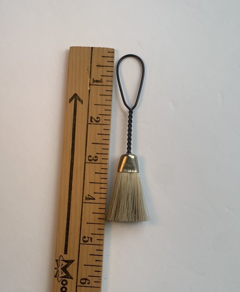 Vintage Singer Sewing Machine Lint Brush Twisted Wire Handle