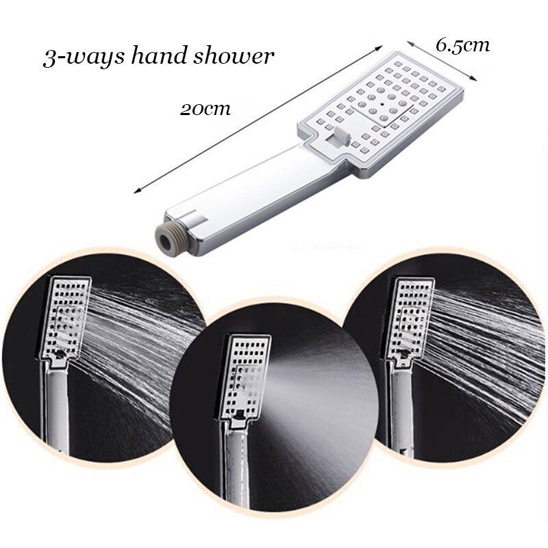 LED Multi Function Shower Panel Rainfall Body Massage Digital Handheld Spray Tap