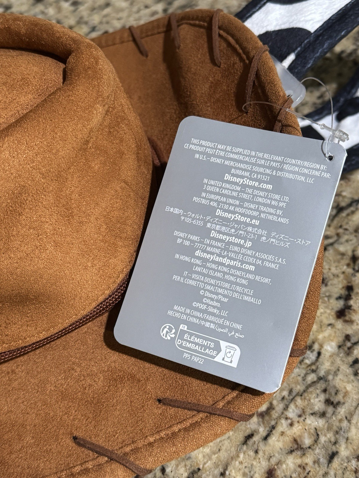 Disney Parks Toy Story Woody Cowboy Hat Backpack Bag NWT