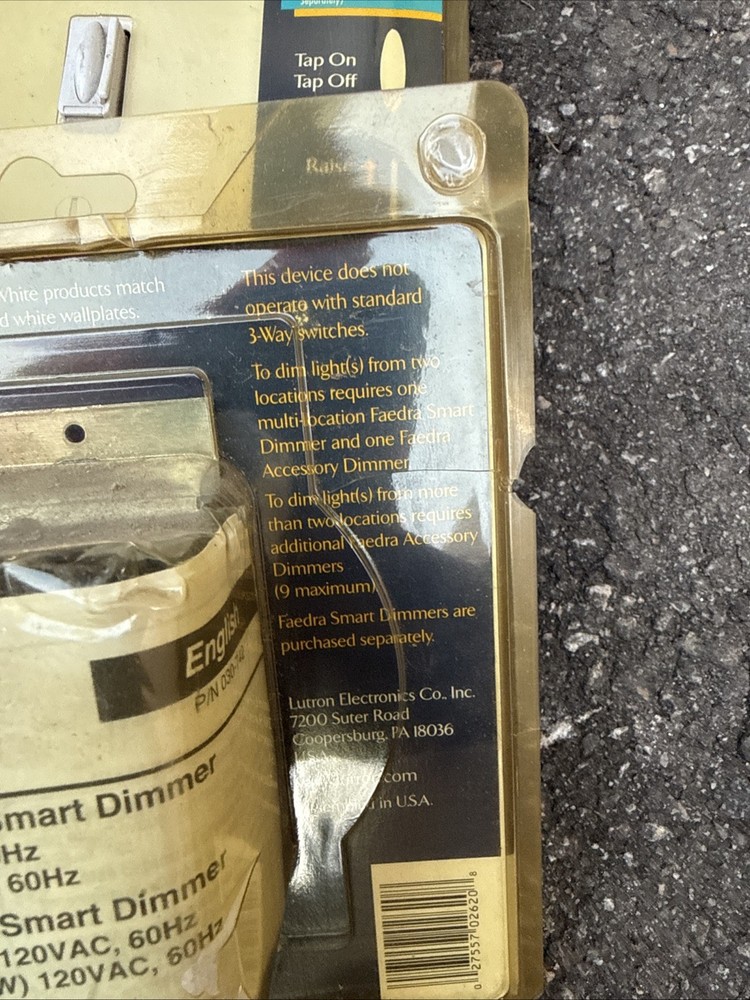 Lutron Dimmer FA-ADH-WH