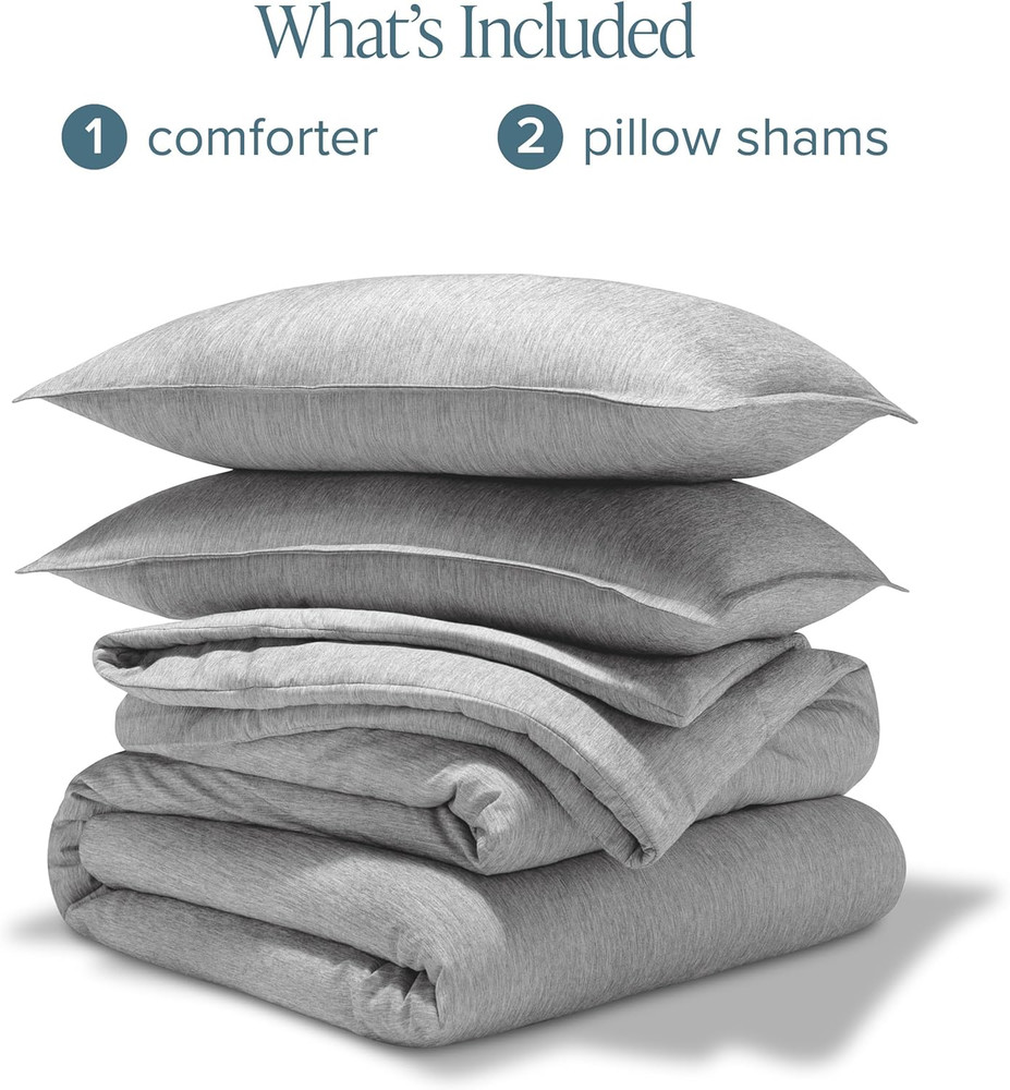 Bare Home Comforter Set - Queen Size - Ultra-Soft - Goose down Alternative - Pre