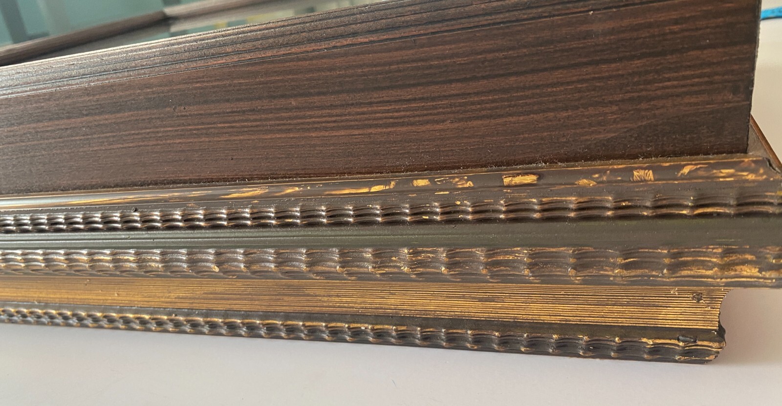 Vintage African Tribal Figure Statue Maternity Fertility Framed Shadow Box Large