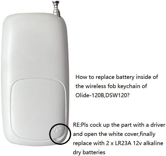 Automatic Swing Door Opener Olide120B Remote Control Fob Keychain Handheld