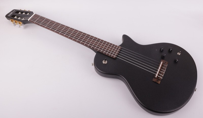 nylon string travel electric classical guitar Silent portable built in effect