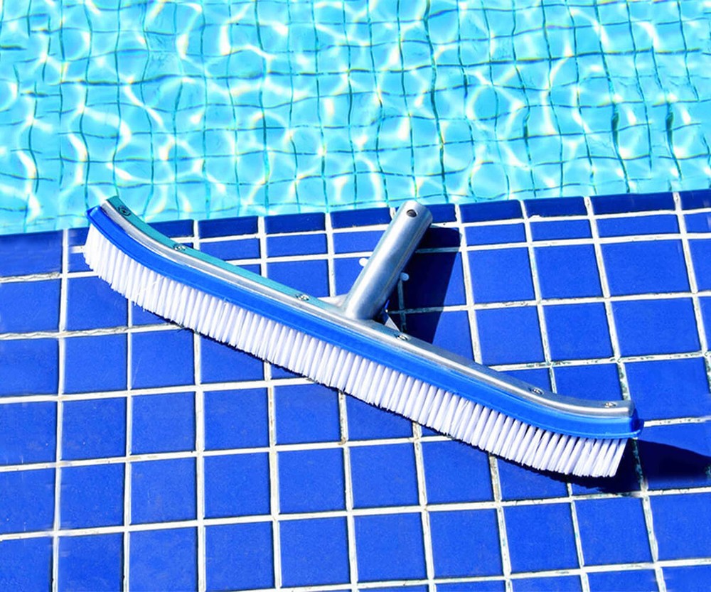 Pool Maintenance Cleaning Kit Skimmer Net Leaf Rake & 18" Brush Head Cleaner US
