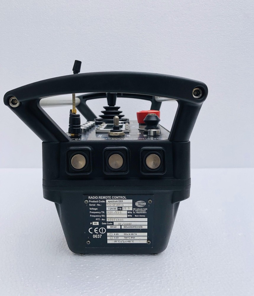 HBC RADIOMATIC SPECTRUM EEx CRANE RADIO REMOTE CONTROL #WITHOUT BATTRIES
