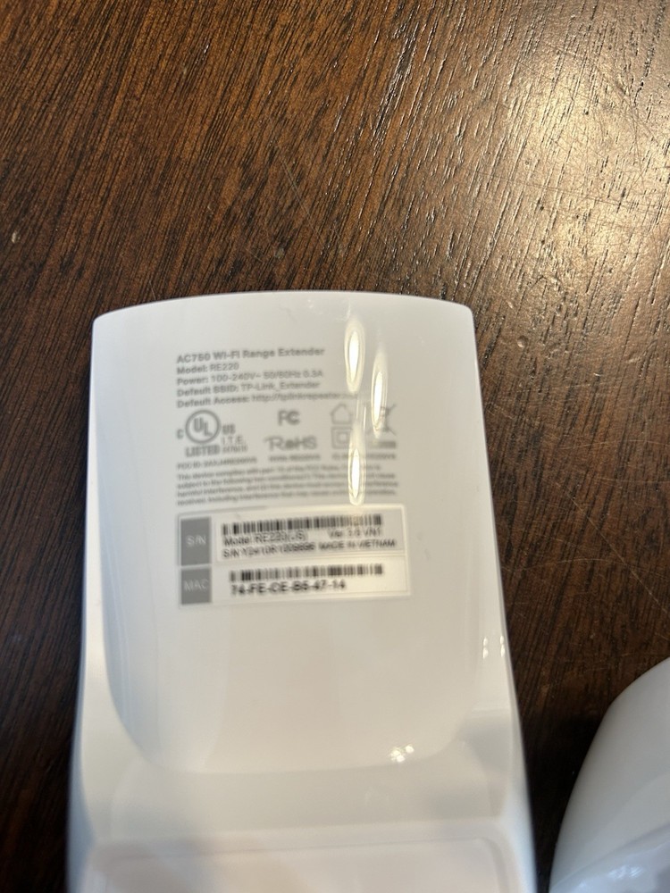 TP-LINK AC750 750Mbps WiFi Range Extender