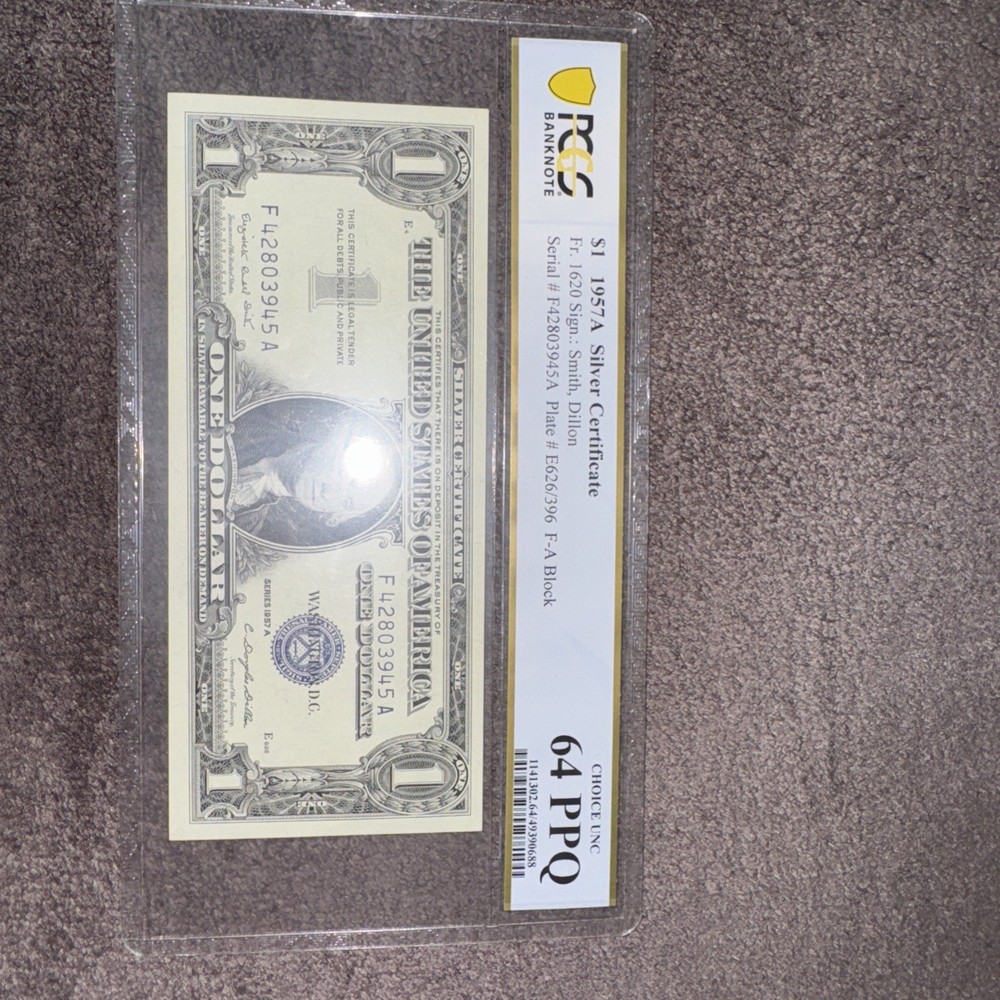 1957 1 Dollar Certificate