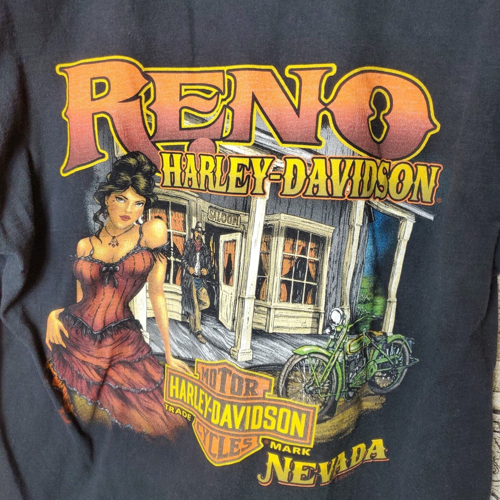 Harley Davidson Reno Nevada Shirt Size Medium