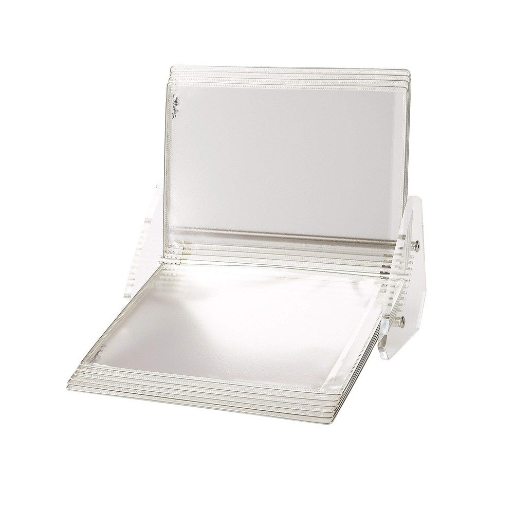 DJOIS by Tarifold Desktop Reference and Display System, Acrylic, 20 Double-Si...