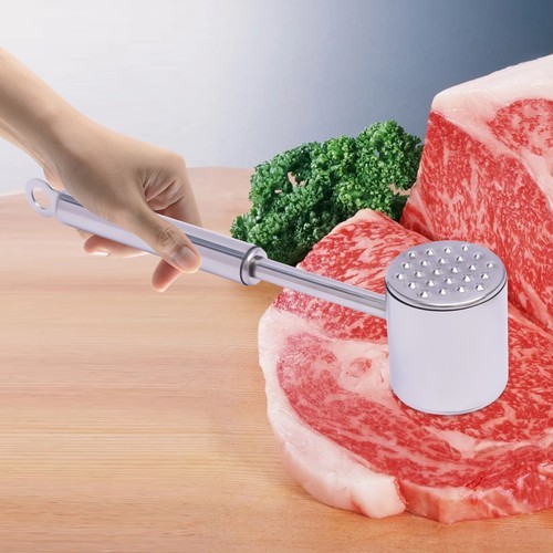 Heavy Duty Meat Hammer 304 Stainless Steel Dishwasher Safe Meat Tenderizer