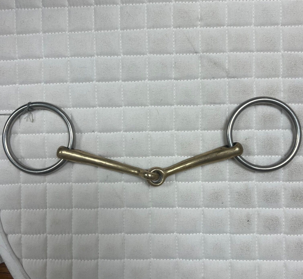 Used HS Single Joint Loose Ring Bradoon Bit - Size 145mm