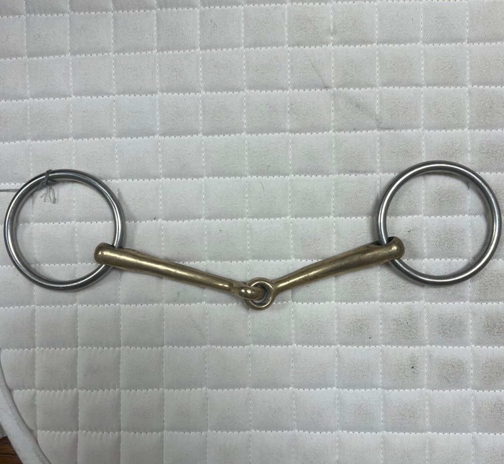 Used HS Single Joint Loose Ring Bradoon Bit - Size 145mm