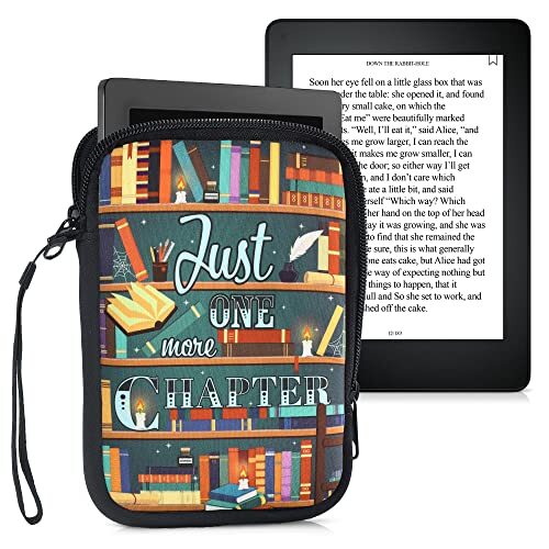 Neoprene e-Reader Pouch Size 6" eReader - Universal eBook Sleeve Case with