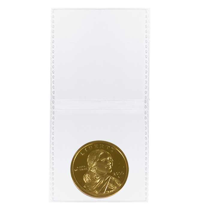 Archival Coin Flips with inserts Numismatists Trusted 100 Pack