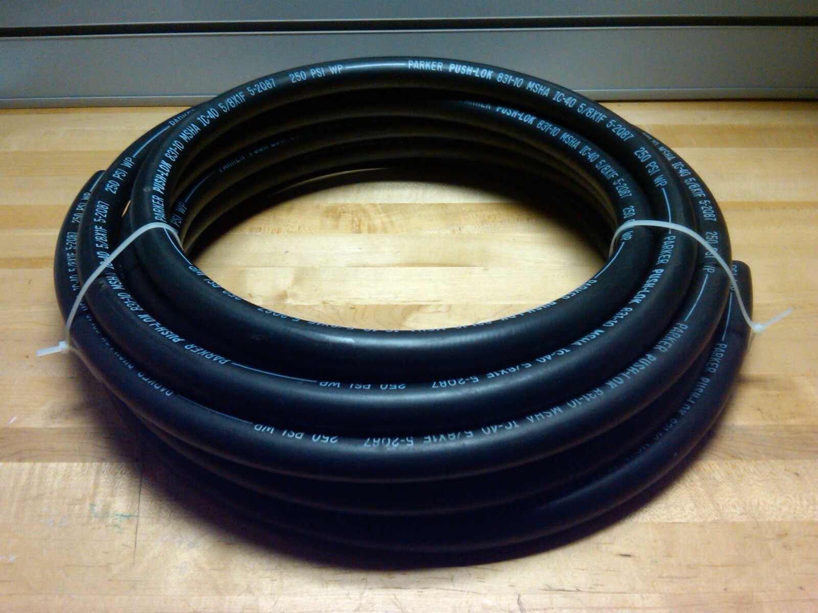 10 AN Push Lok Loc Lock Hose Oil Coolant 5/8” Black 250 P.S.I. Industrial Hose