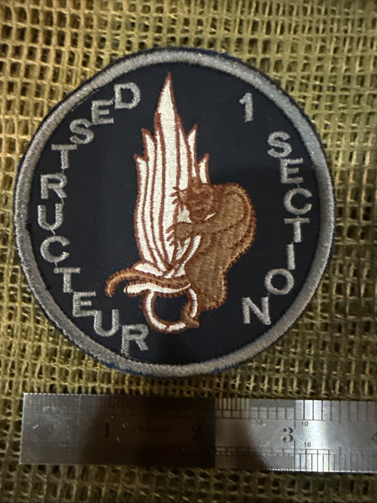 French Foreign Legion 2 Rep Section 1 Destructeurs Demolition Commando Patch