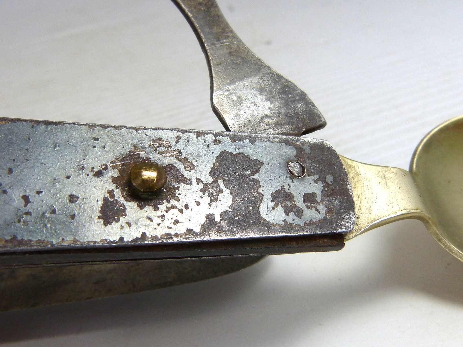 Civil War Era Mess Kit Camp Knife Set Spoon Fork Pocket Knife Hobo Knife Set