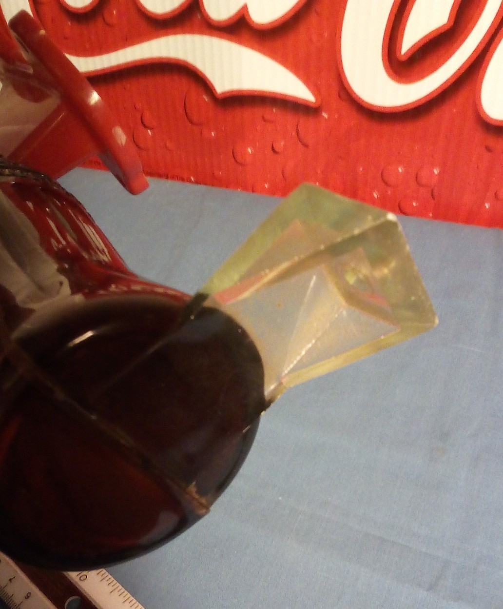 Coca-Cola Vintage 1950s All-Plastic Door Pull by Sturm & Co