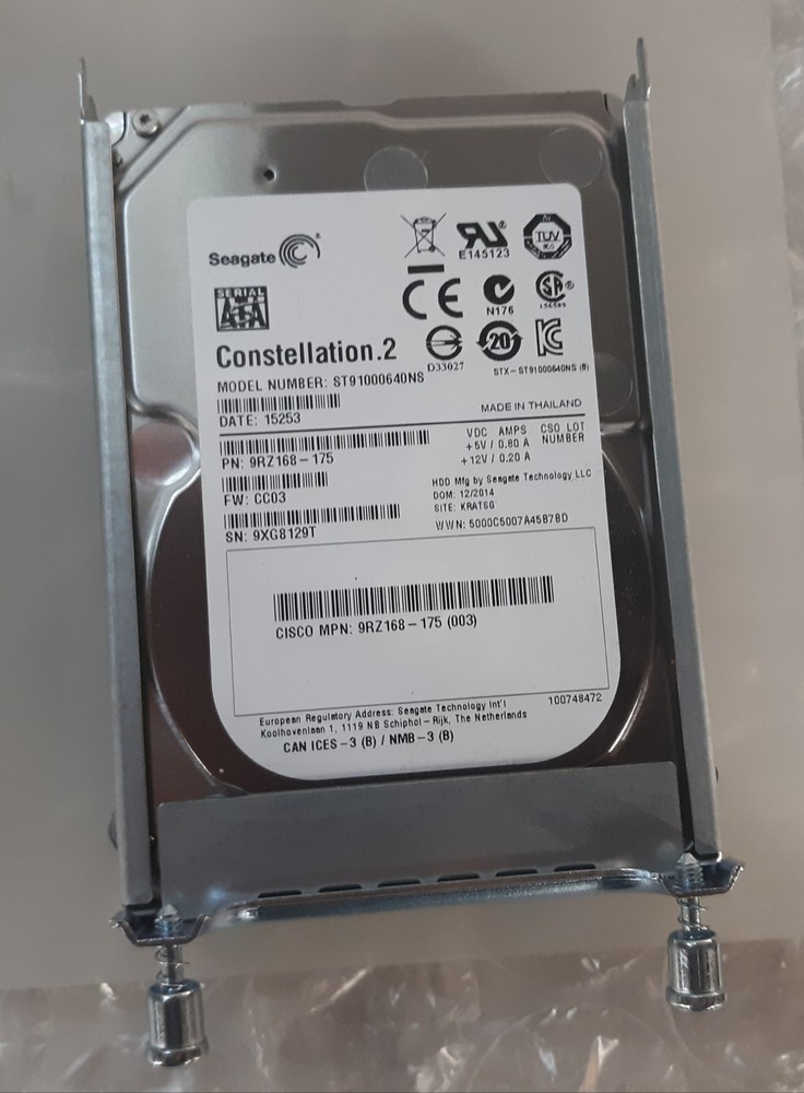Cisco UCS-E140S-M2/K9 Server Module w/ 1x 1TB HDD