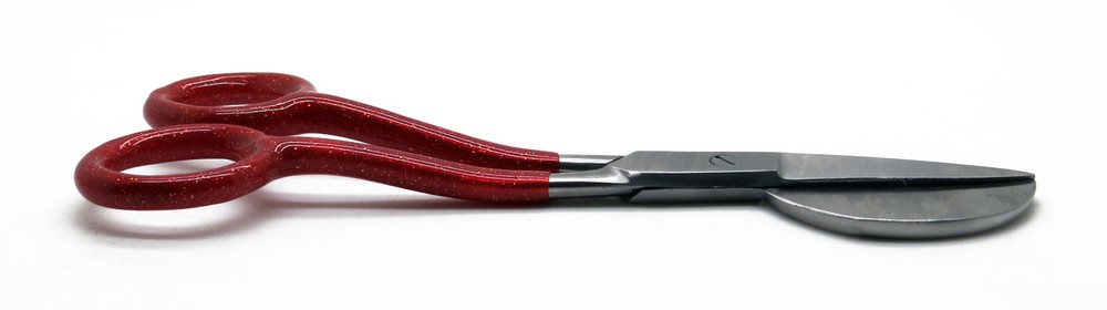 Duckbill Red Scissors 6" Carpet Nipping Working End 2" Tools
