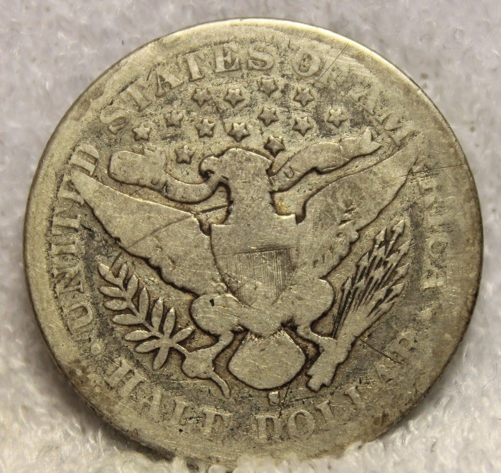 1897S barber half dollar