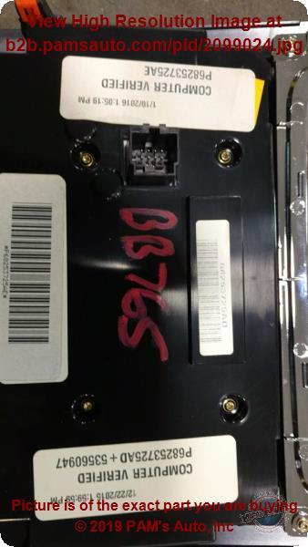 Used A/C Selector Switch fits: 2016 Dodge Durango temperature control front cont