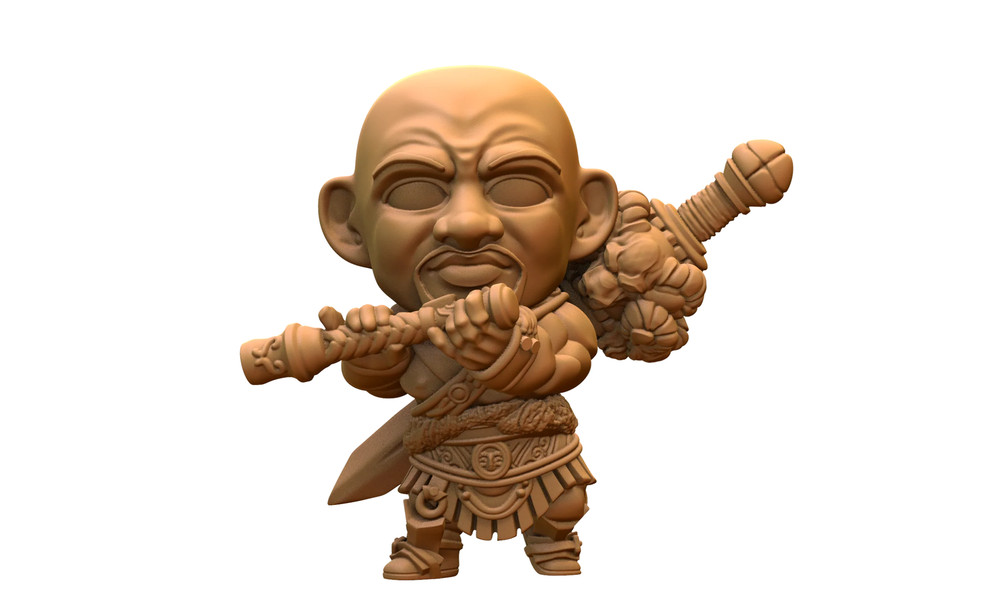 Capsule Chibi - Bardbarian (Flute)