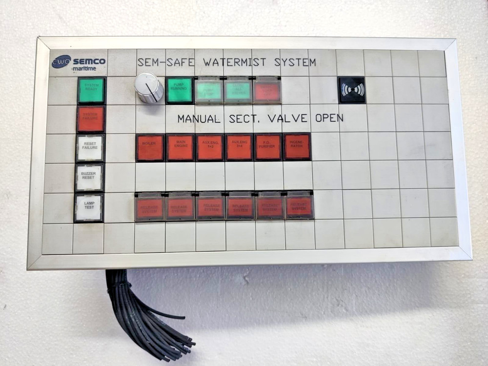 semco sem safe water mist system operating switch