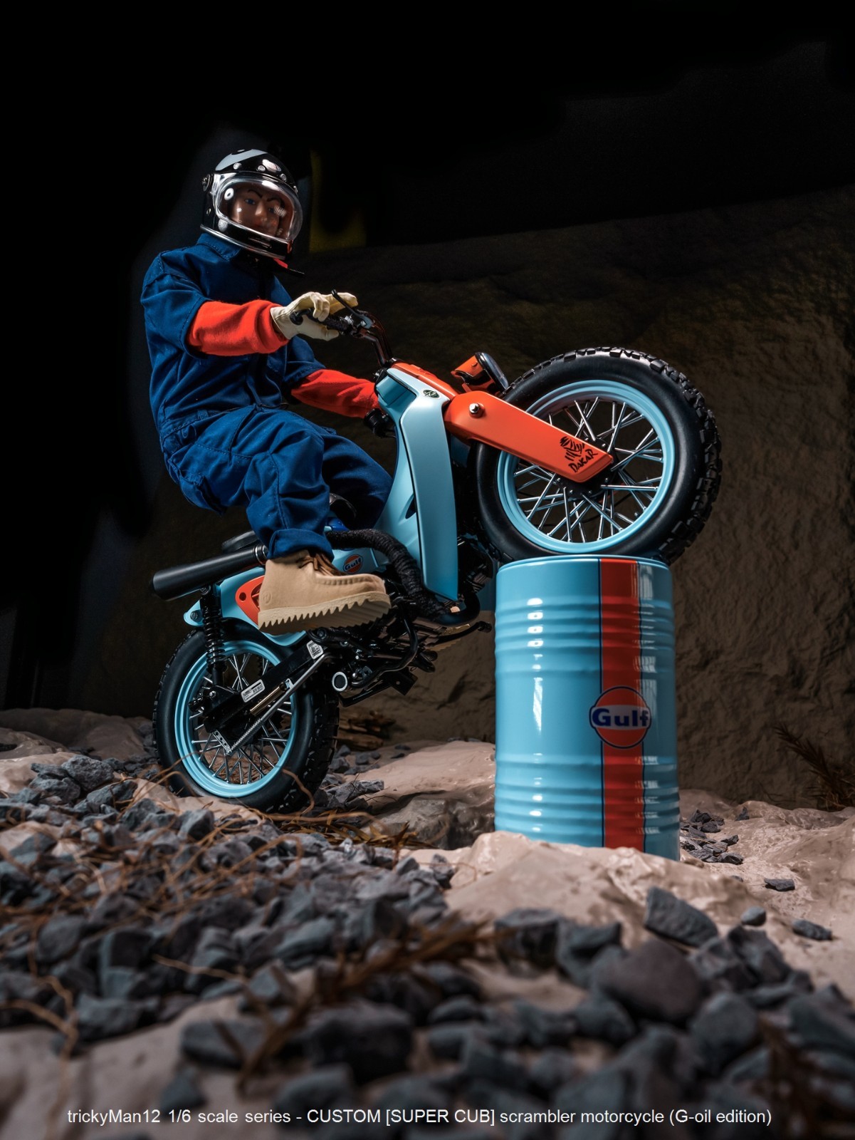 trickyMan12 1/6 [SUPER CUB] scrambler motorcycle CULF2