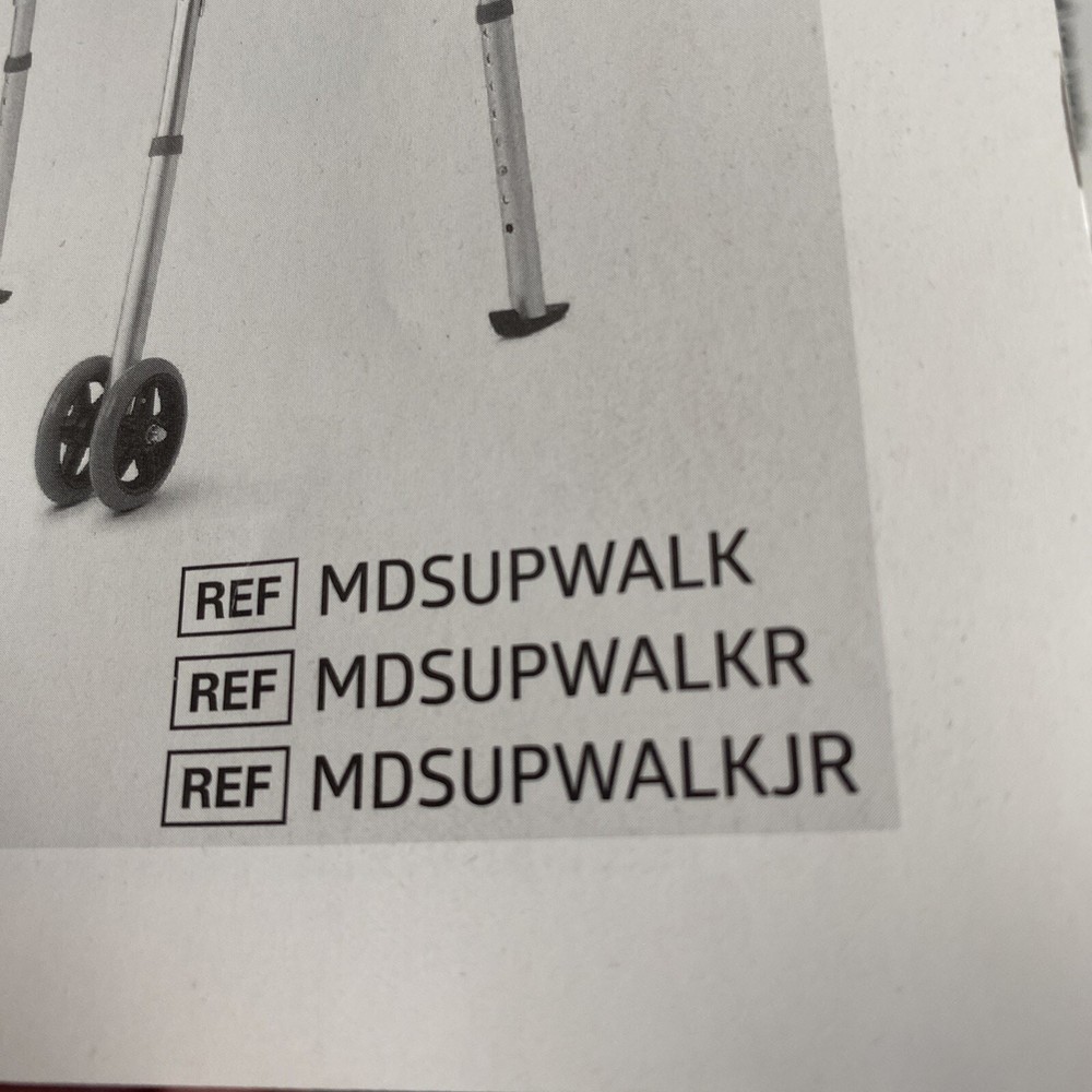Medline Adjustable Upright Forearm Walker with Armrests, Better Stability *READ