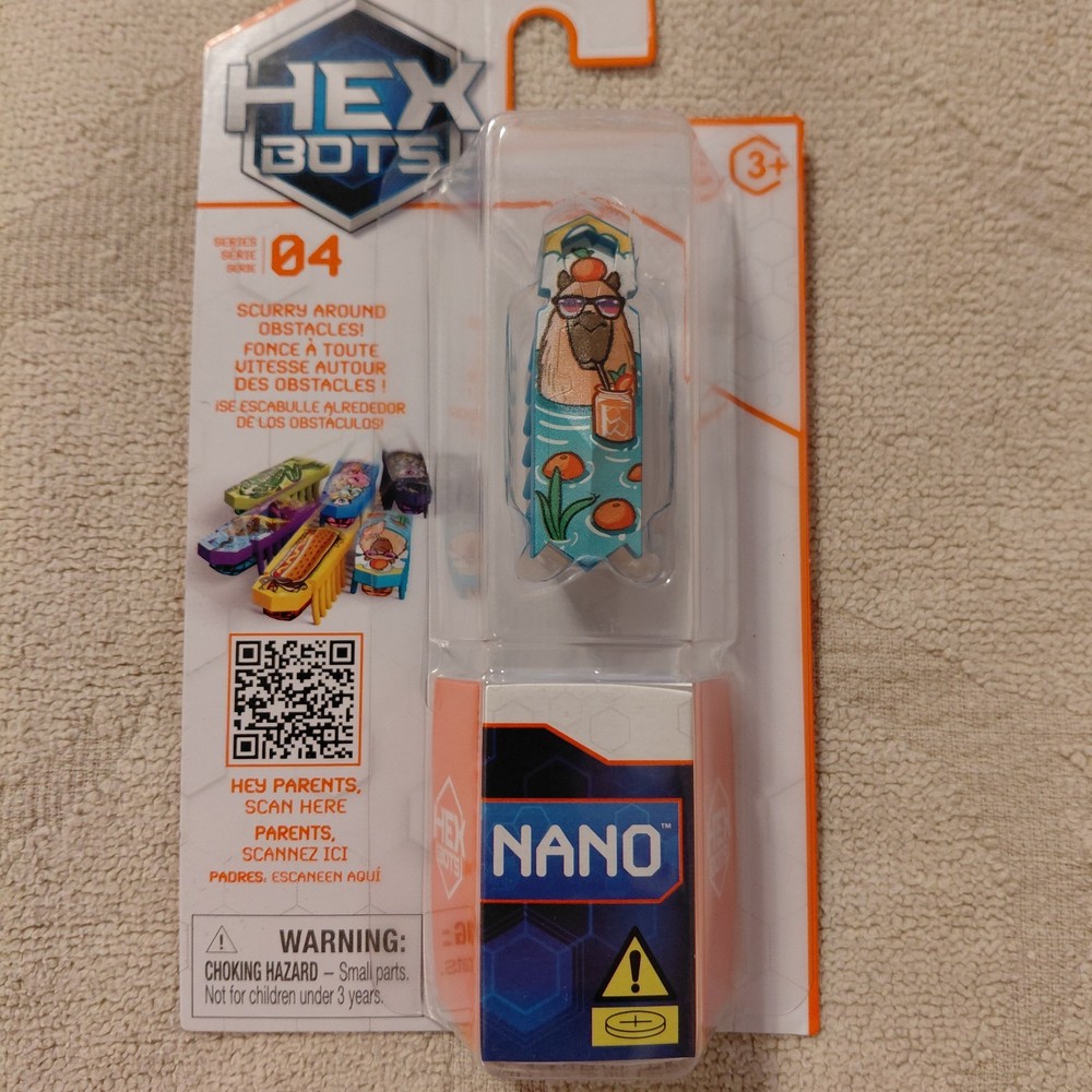 Hex Bots Bundle #3 Includes One Nano Flash & 2 Nano Micro Robots Series 04 New