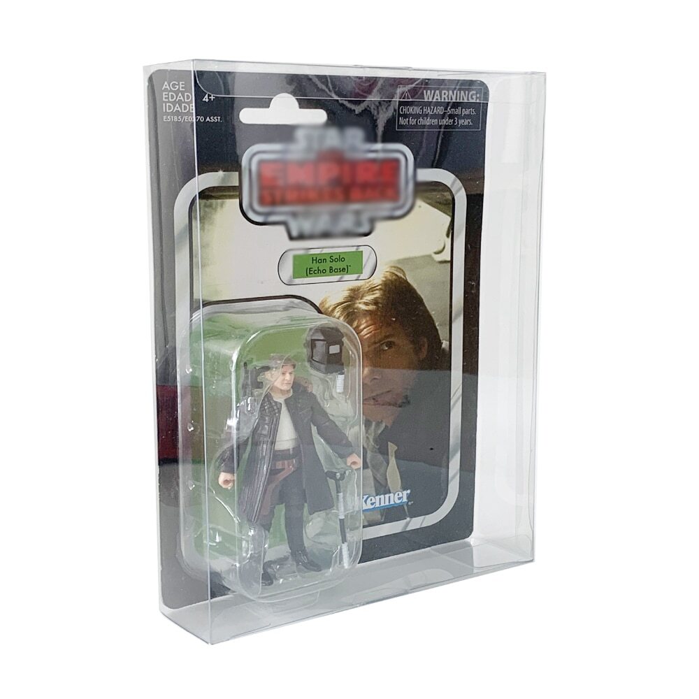 10Pcs Protector Case Clear Plastic Display Box for Star Wars 3.75 Figure