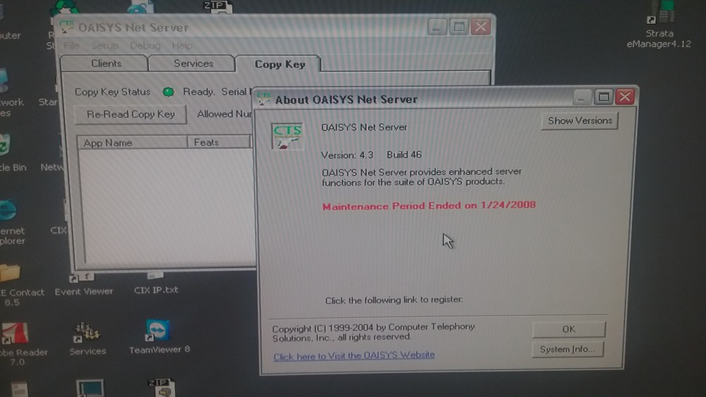 TOSHIBA MAS-2U-XPPRO Voice Mail Server / MEDIA APPLICATION SERVER