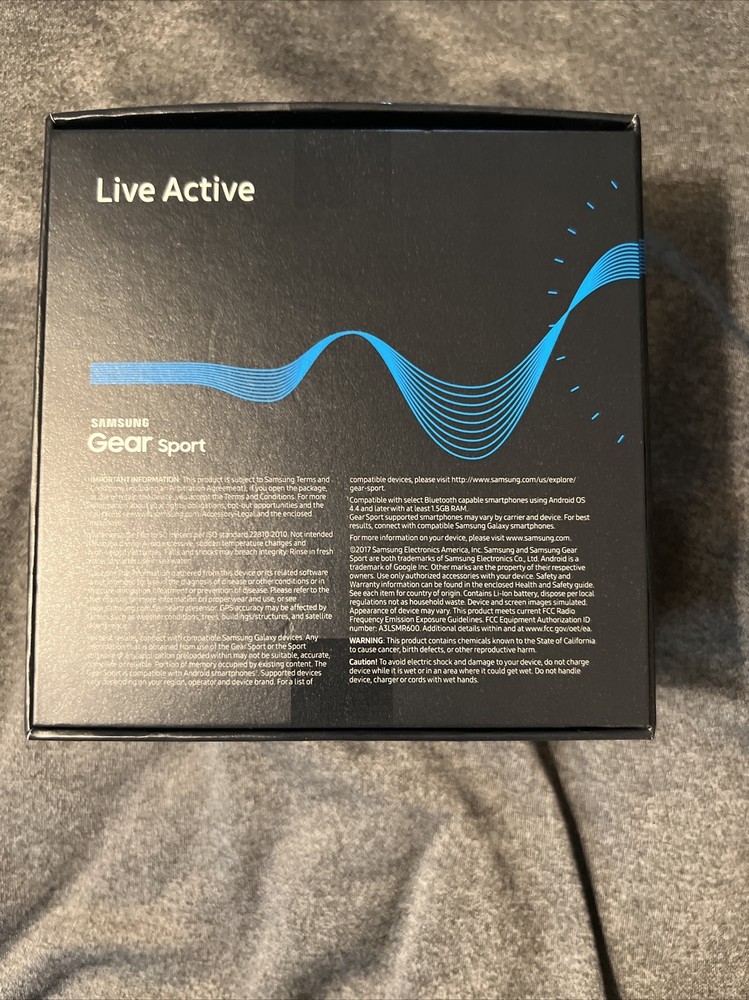 Samsung Gear Sport EMPTY BOX ONLY