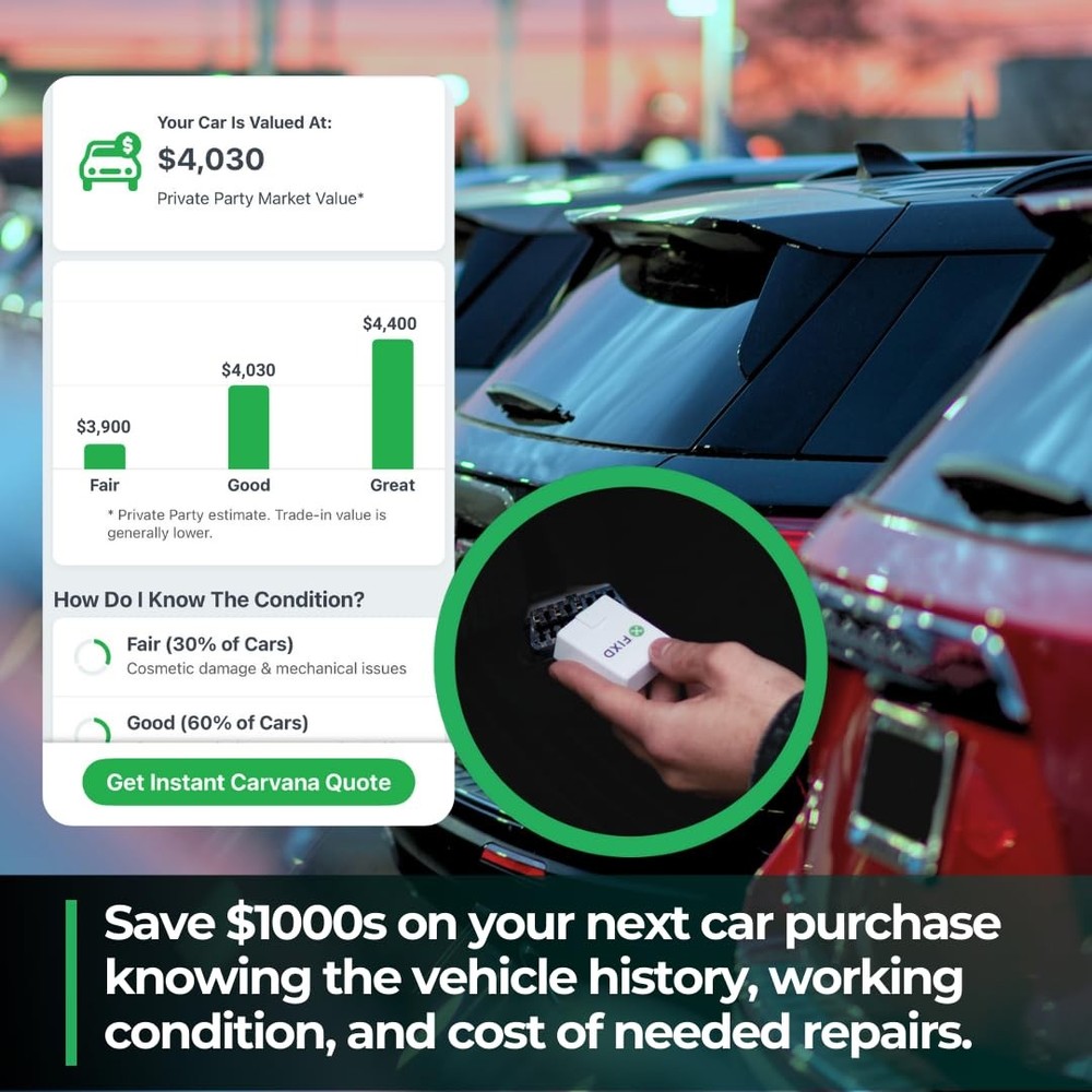 Bluetooth OBD2 Scanner for Car - Car Code Readers & Scan Tools for iPhone/And...