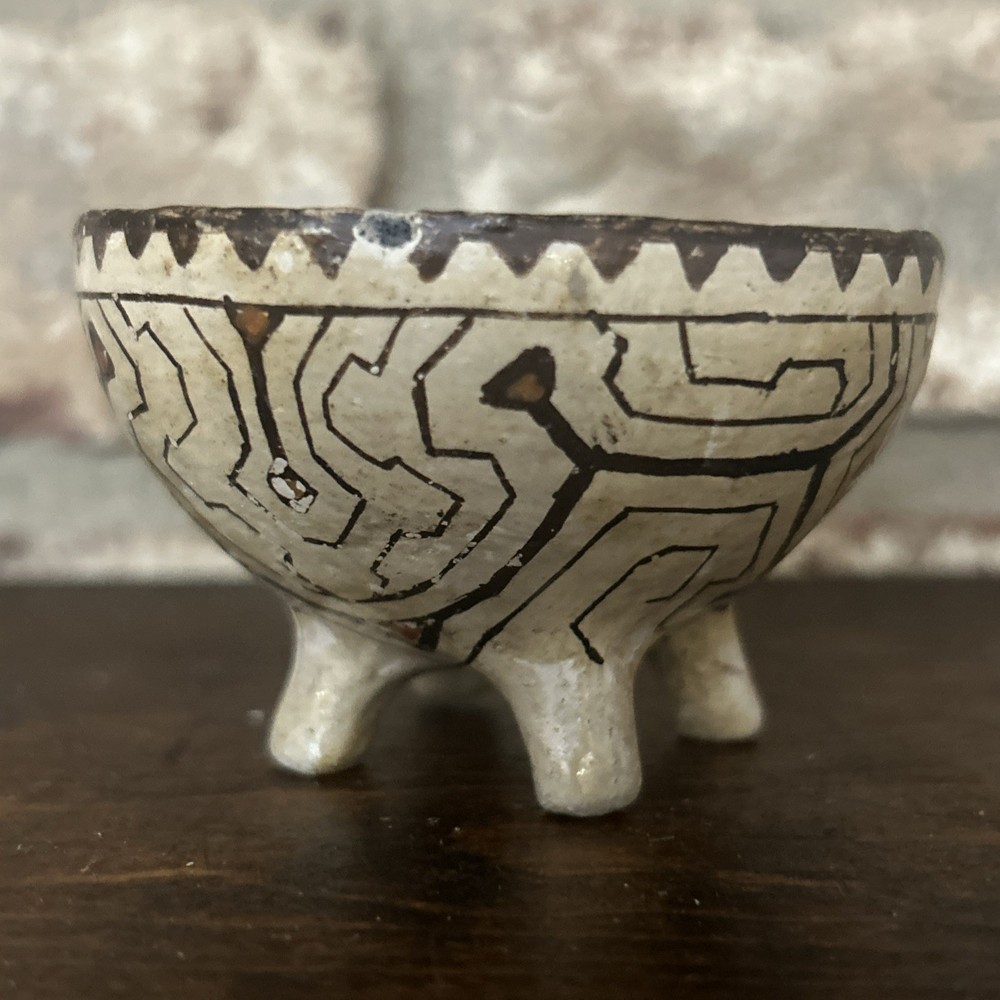Shipibo-Conibo polychrome ceramic bowl - Small Perfect Gift Wondeful Design