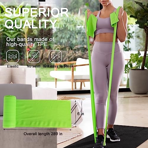Resistance Bands Professional Bulk Rolls. Elastic Physical Green - Medium