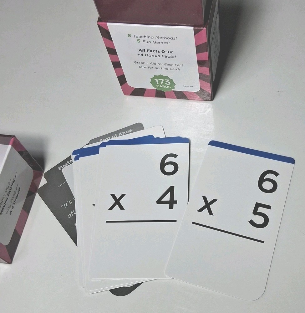 Think Tank Scholar 173 Multiplication Flash Set Games & Teaching Methods