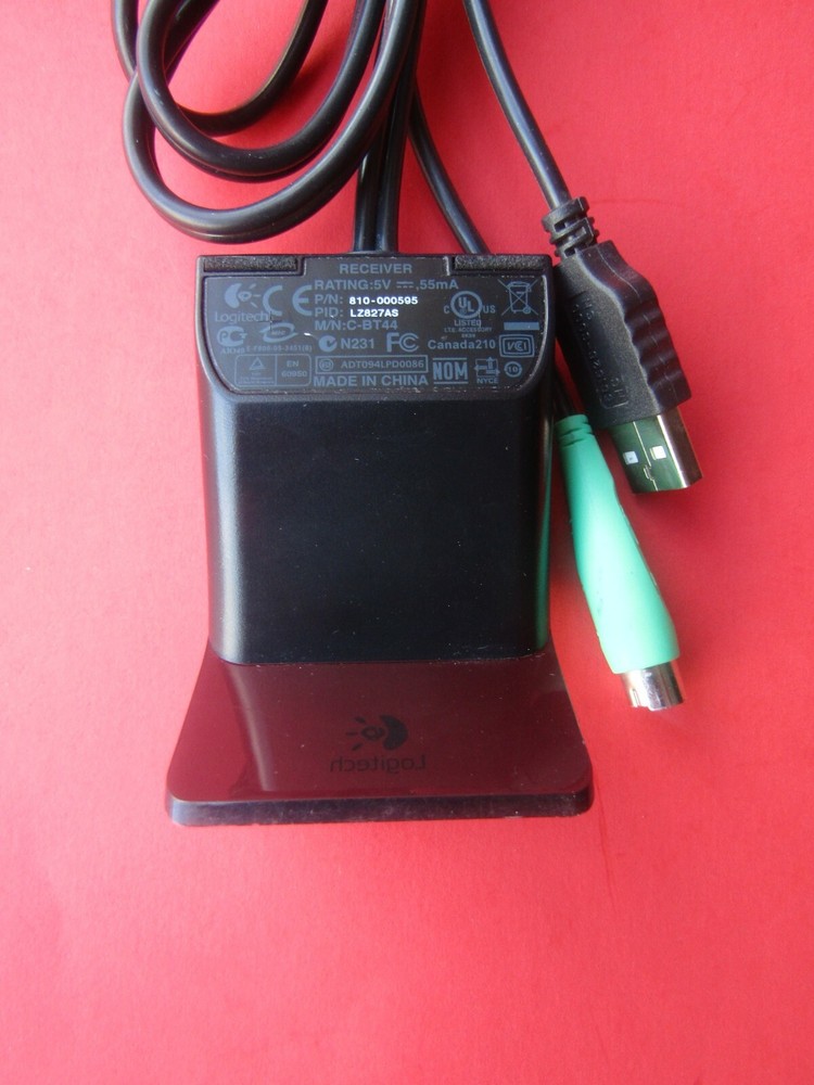 LOGITECH RECEIVER 810-000595 Wireless For Mouse & Keyboard