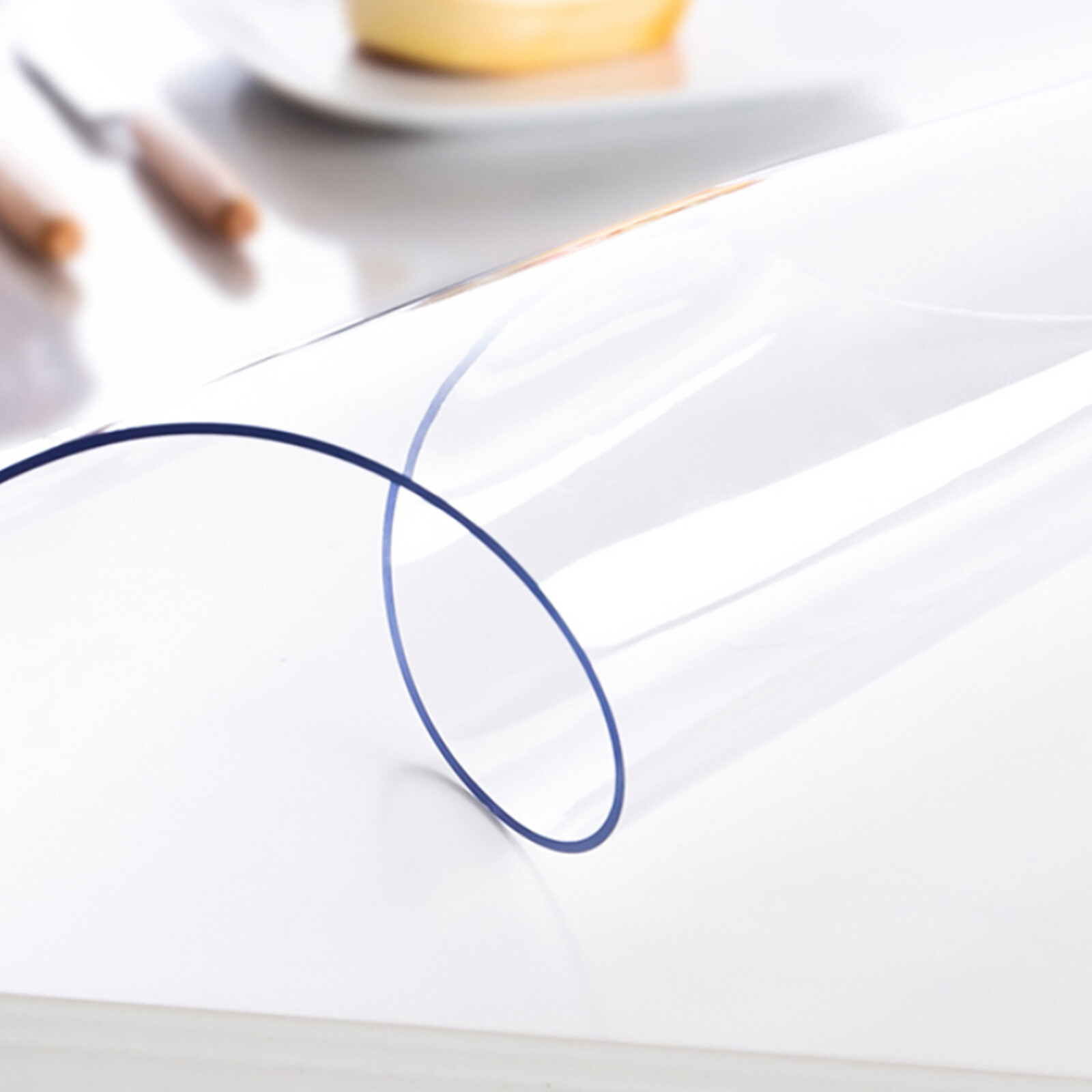 PVC Clear Tablecloth Waterproof Table Cover Plastic Desk Protector